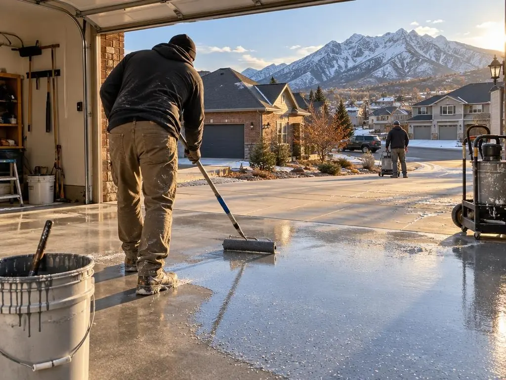 Epoxy Garage Flooring in Salt Lake City, UT