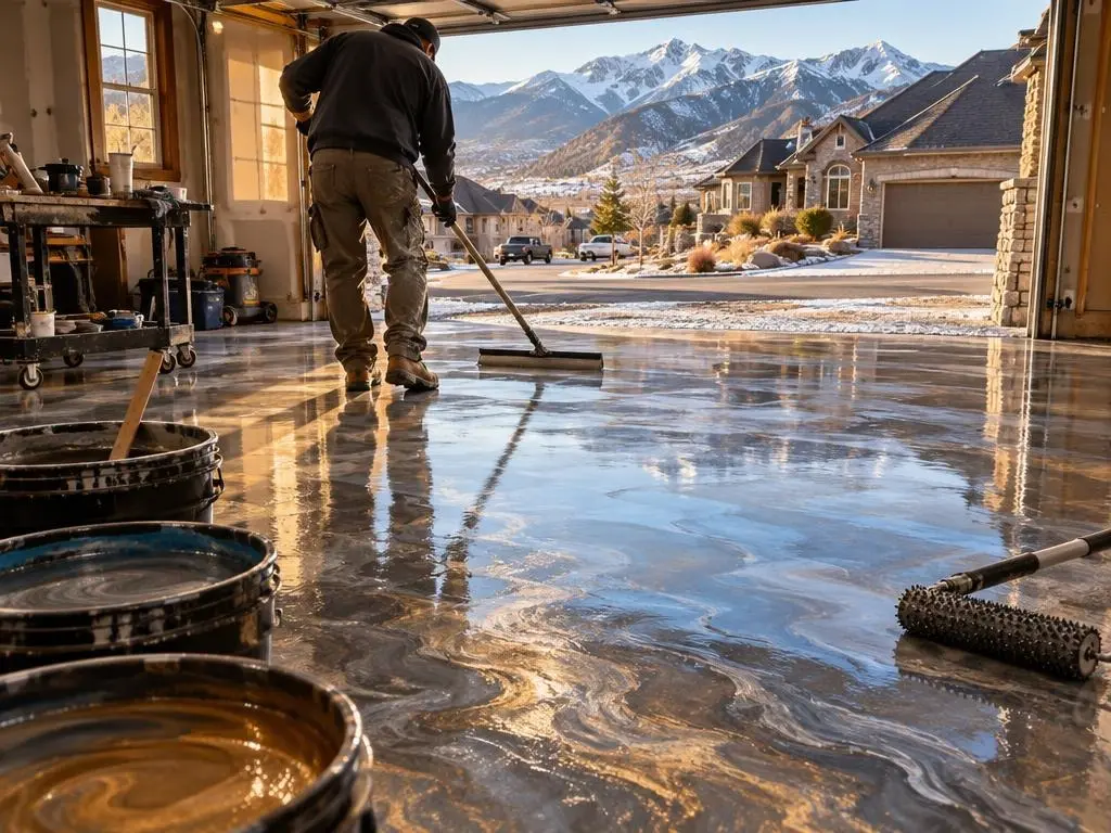 Metallic Epoxy Floors in Salt Lake City, UT